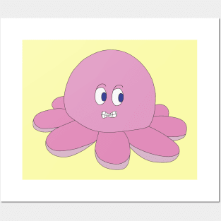 Cute Octopus Posters and Art